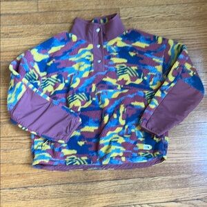 The North Face Multicolor Fleece Snap Pullover Jacket‎